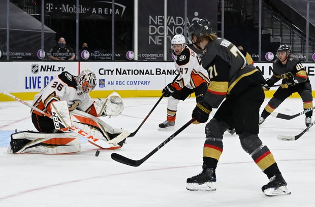 Anaheim Ducks v Vegas Golden Knights 