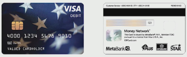 Stimulus payment on debit card 