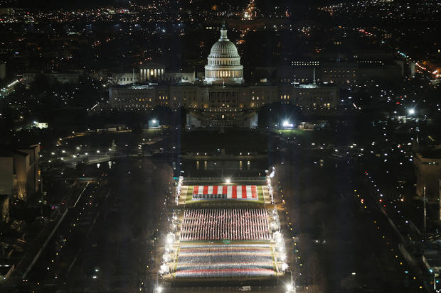 Field Of Flags Installed On National Mall For Americans Unable To Attend Inauguration 