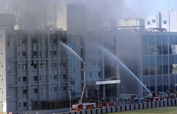 Fire breaks out at Serum Institute of India in Pune 