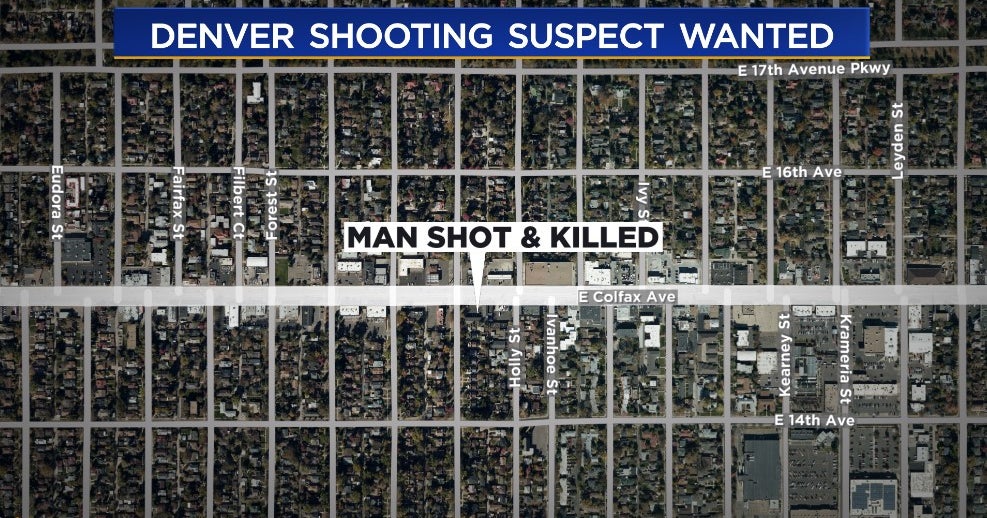Denver Police Search For Suspect In Deadly Shooting On East Colfax ...