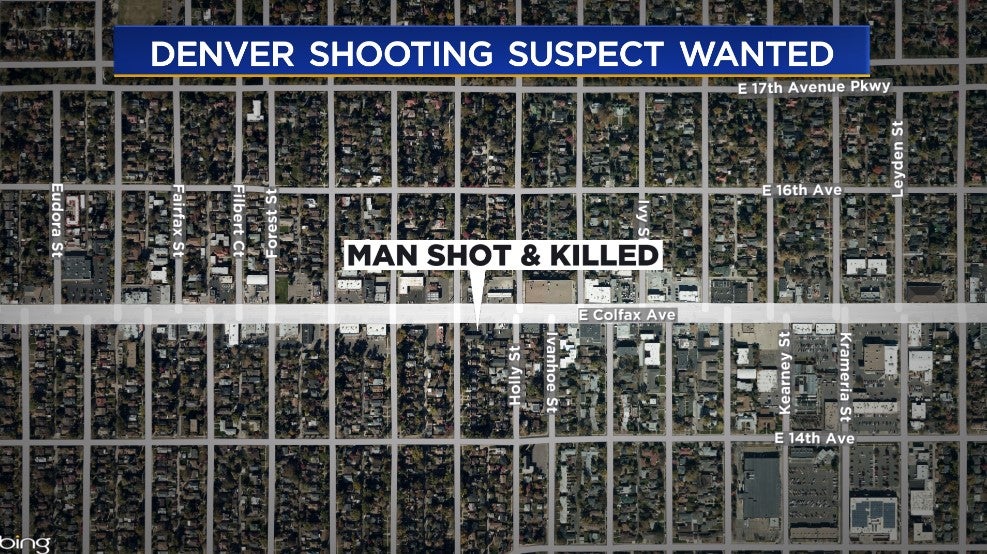 Denver Police Search For Suspect In Deadly Shooting On East Colfax ...