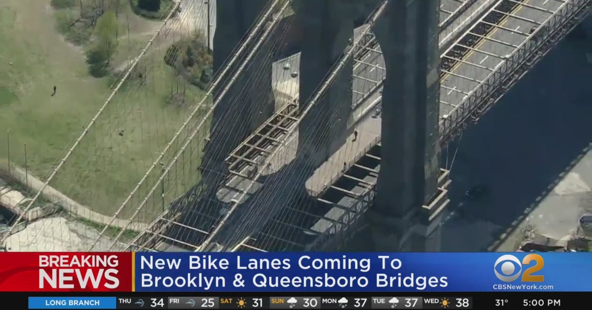 Bike Lanes Coming To Brooklyn And Queensboro Bridges CBS New York