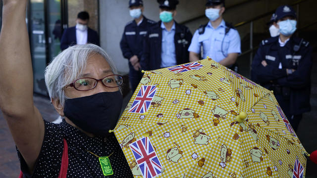 Hong Kong China Detained 