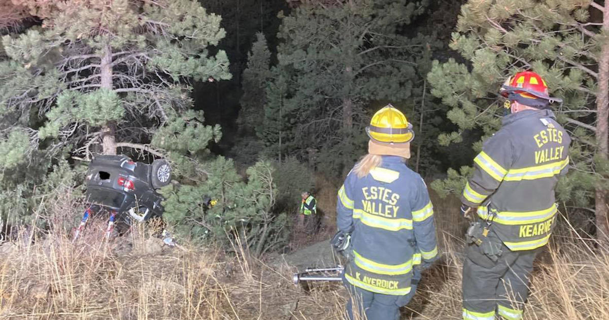 PHOTOS 2 Escape, 1 Rescued After Car Goes Over The Edge Of U.S. 36