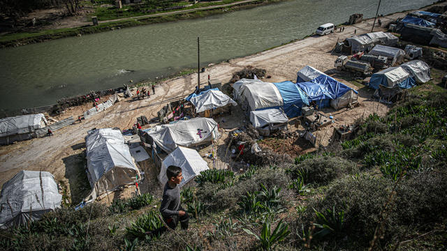 Rising water level of the Asi River worries those living on the banks of the river in Idlib 