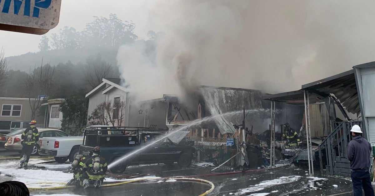 UPDATE Person Killed In Novato 2Alarm Mobile Home Fire Identified