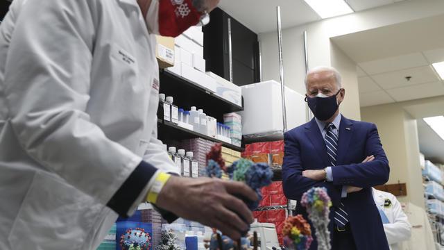 President Biden Visits The National Institutes Of Health 