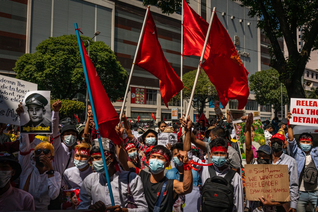 Tensions rise in Myanmar after military vehicle sightings and apparent ...