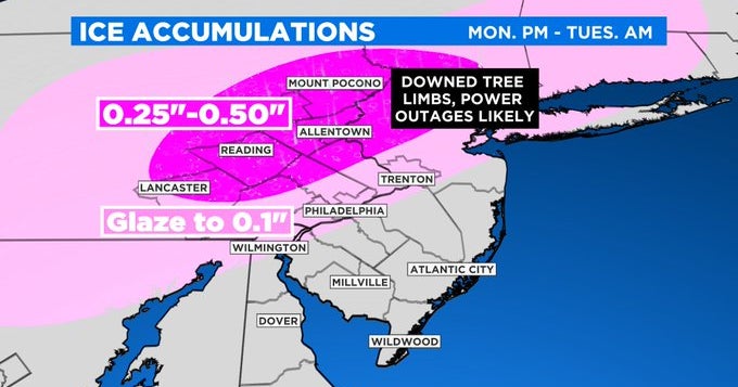 Pennsylvania Weather: Ice Storm Warning Issued For Parts Of Delaware ...