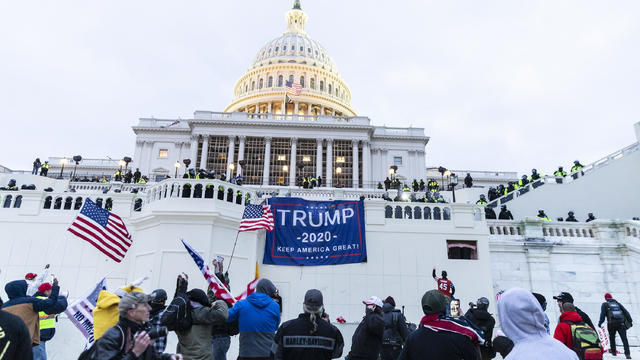 Police try to clear Capitol building where pro-Trump 