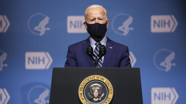 President Biden Visits The National Institutes Of Health 