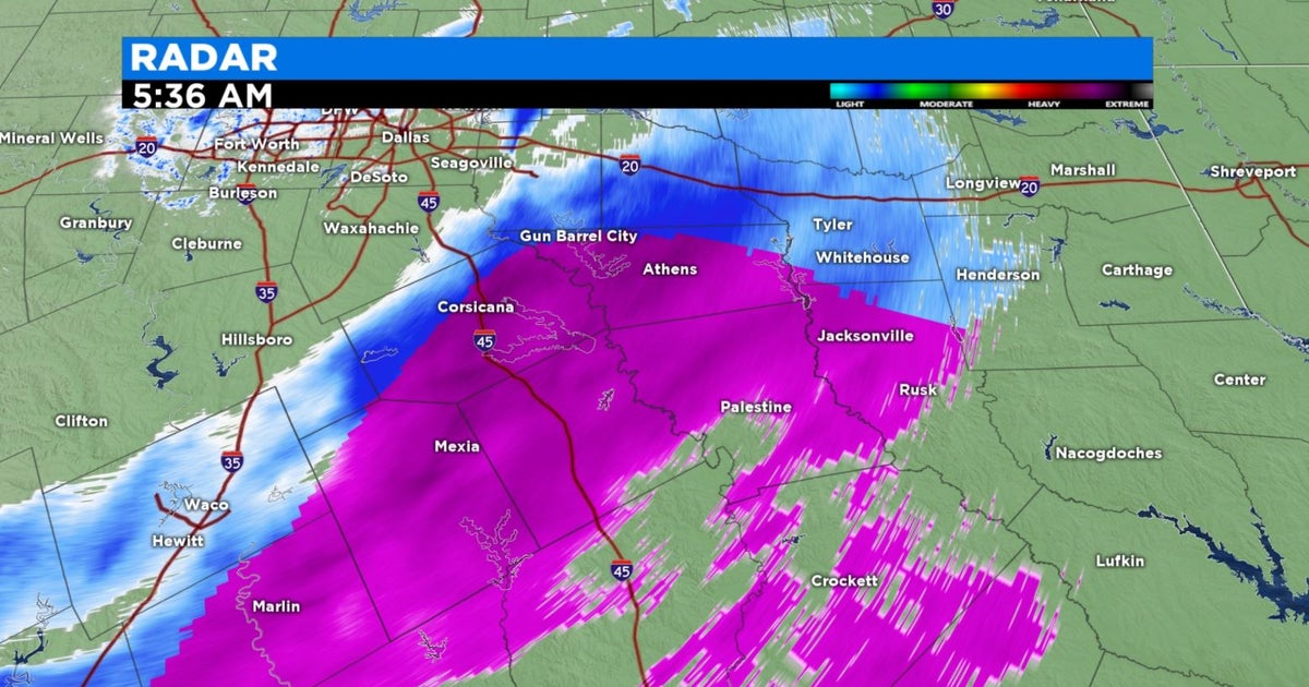Below Freezing North Texas Temperatures, But Length Of The Winter Storm