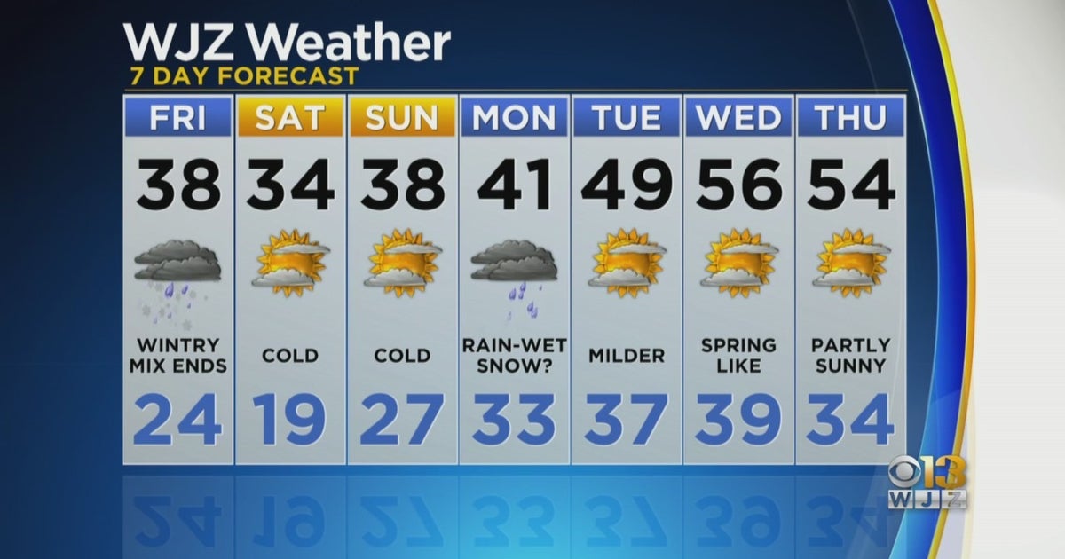 Weather Blog: Seasonably Cold Weekend - CBS Baltimore