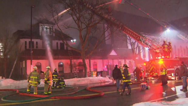 Lawrence church fire 