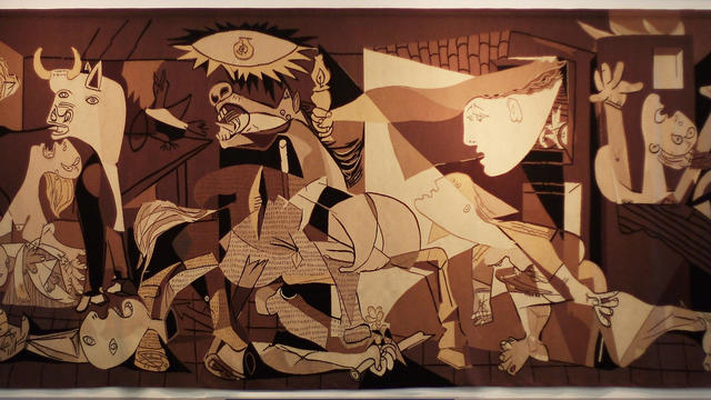 Life Size Tapestry Of Picasso's Guernica 