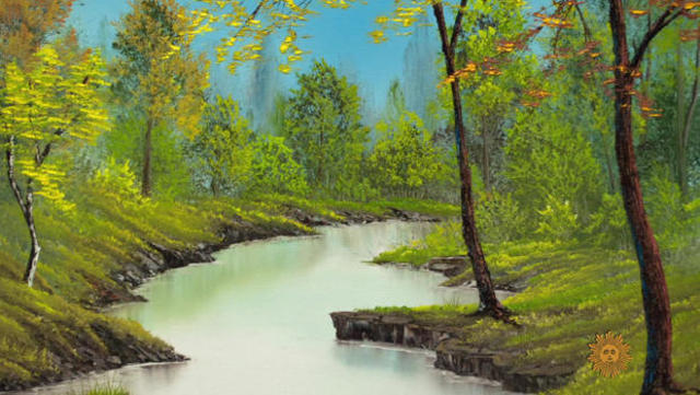 Happy little trees': Penn Township woman to teach joy of Bob Ross painting  at workshop