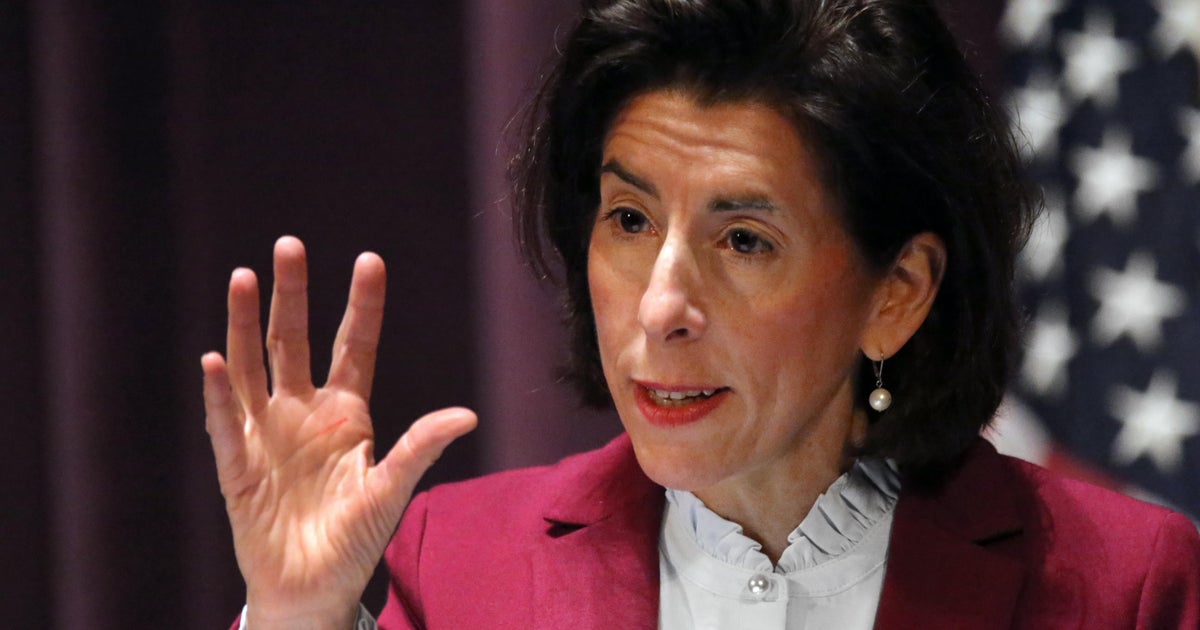 Senate confirms Gina Raimondo as commerce secretary in 84-15 vote - CBS ...