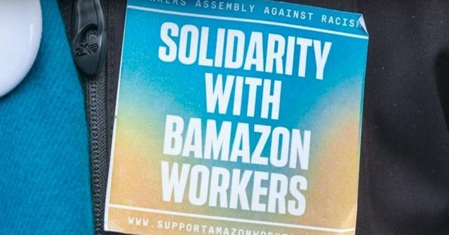 Historic labor showdown at Alabama Amazon warehouse as employees signal ...