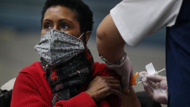 Vaccination Site At Reggie Lewis Center 