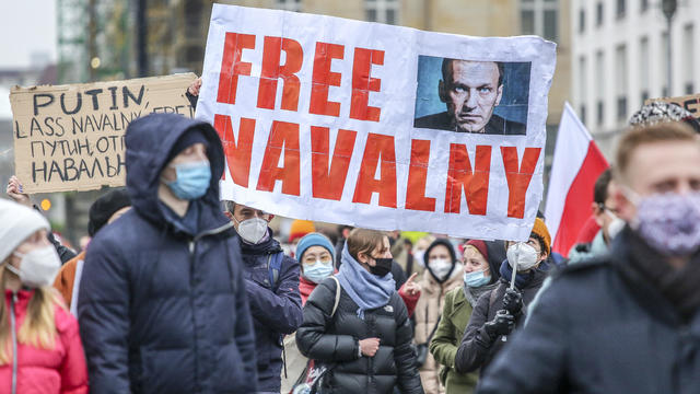 Supporters Of Alexei Navalny Gather In Berlin, Demand His Release From Russian Prison 
