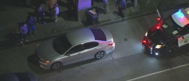 One Wounded After Gunman Opens Fire On Car Along 110 Freeway In South LA 