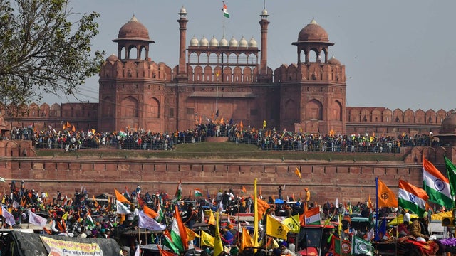 Red Fort protests 