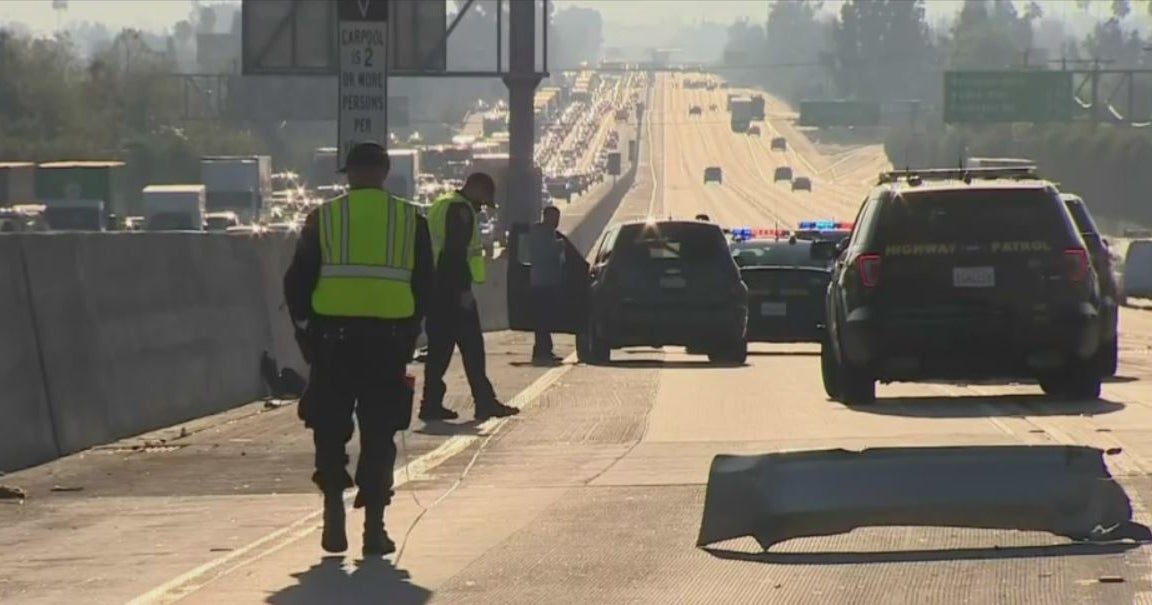 Driver Killed In Fiery Wreck On 60 Freeway In Hacienda Heights Despite