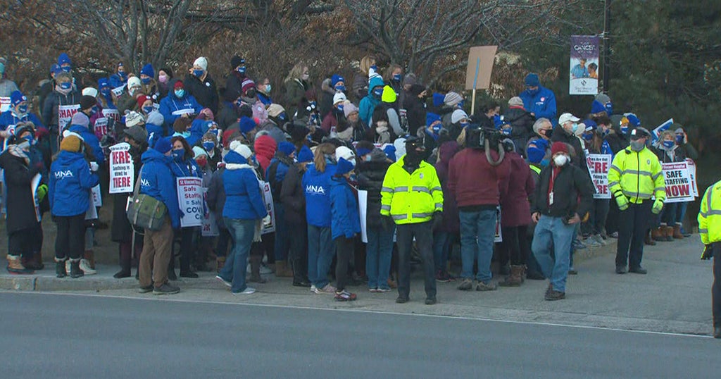 Nurses At Saint Vincent Hospital In Worcester Go On Strike CBS Boston