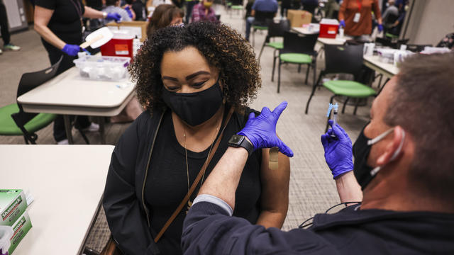 Johnson & Johnson Vaccine Administered At Colorado Fire Department 