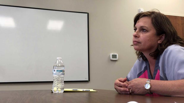 Lana Clayton during questioning