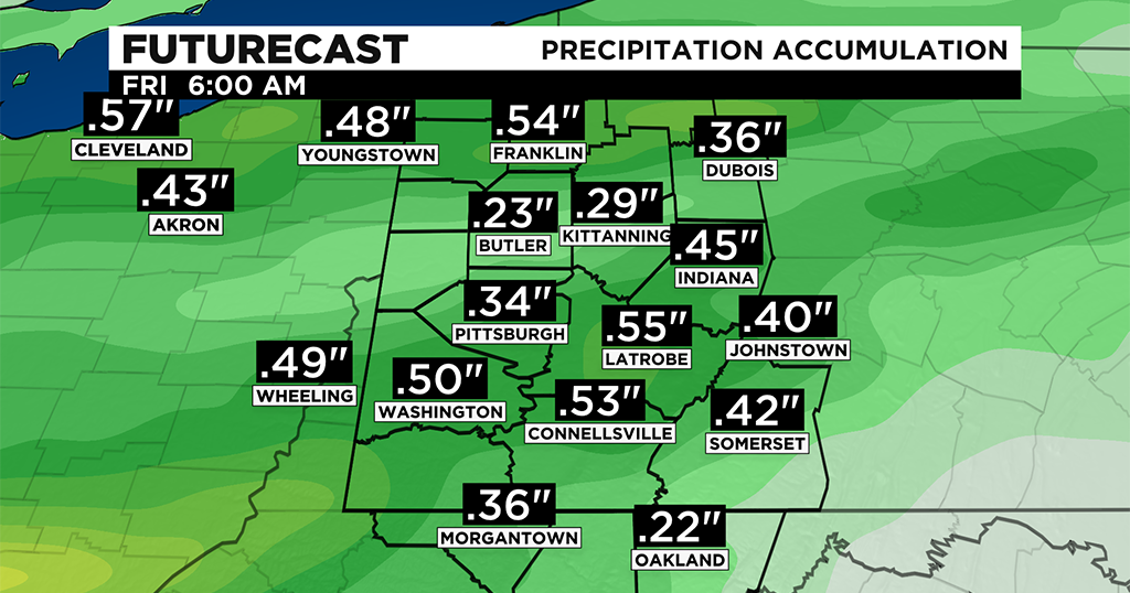 Pittsburgh Weather: Rain Showers Pick Up Throughout The Day - CBS ...