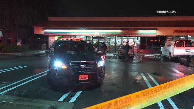 Knife-Wielding Suspect Shot By Police During Violent Robbery At Costa Mesa 7-Eleven 