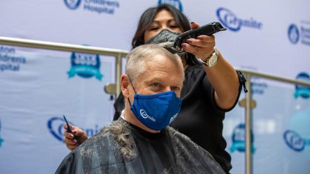 Gov. Baker Head Shave 