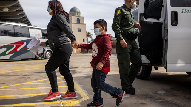 Asylum Seekers Enter US As Biden Ends "Remain In Mexico" Policy 