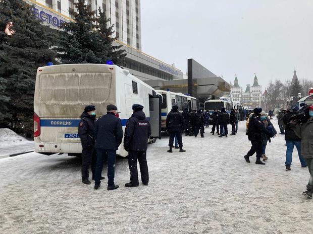 Raid and arrests in Moscow 