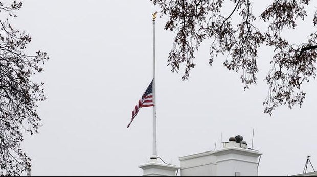 flag at half-staff 
