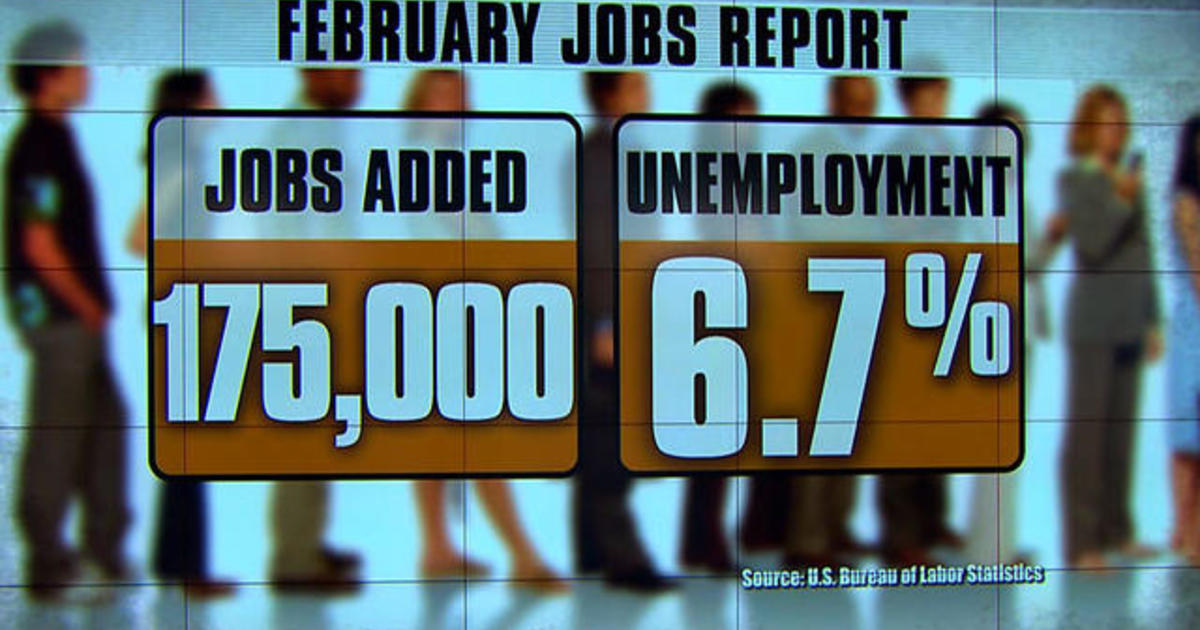 February jobs report More hires but unemployment rate rises CBS News