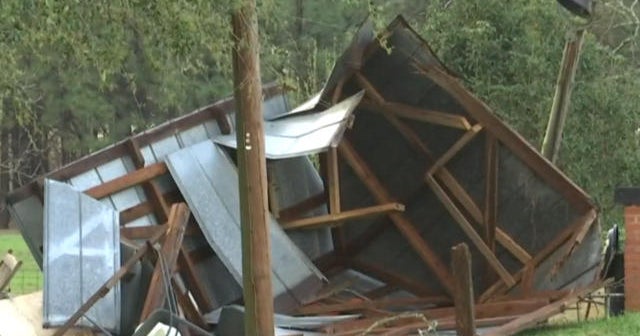 Tornado outbreak leaves trail of destruction across South - CBS News