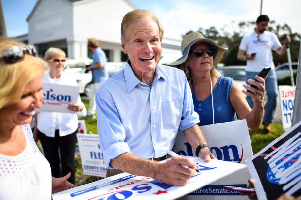 Bill Nelson campaigning in Florida in 2018 