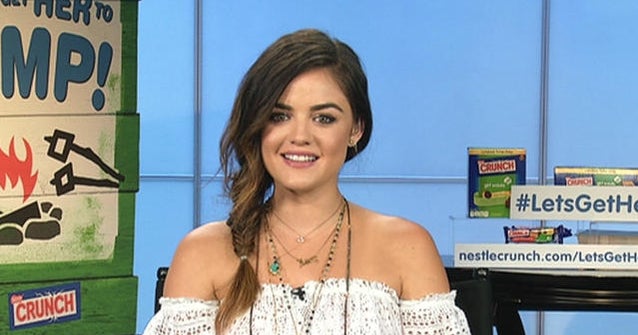 Lucy Hale reveals the coolest moment of her life - CBS News