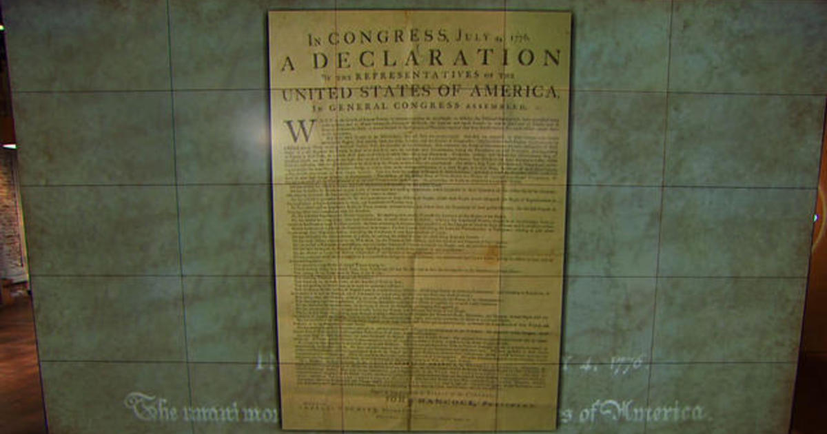 Inside The Declaration Of Independence Signing - CBS News