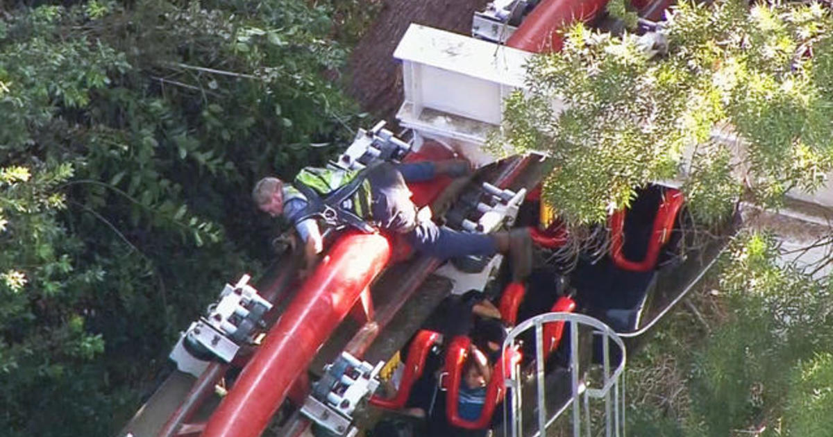 California roller coaster derails injures six