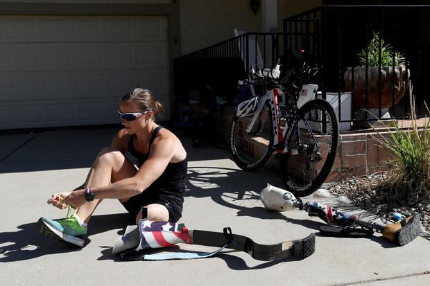 Paralympian & Former U.S. Army Officer Melissa Stockwell Trains During Coronavirus Pandemic 