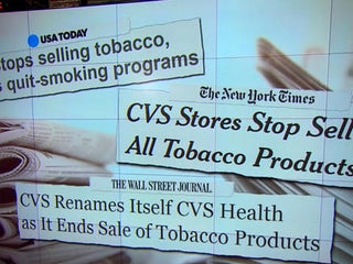 CVS ends tobacco sales, but rivals aren't following