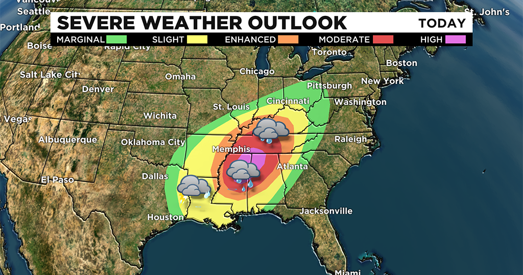 Pittsburgh Weather: Severe Weather Chances Increase Overnight; High ...