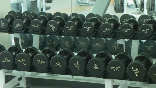COVID gym weights 