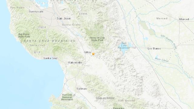 Magnitude 3.3 Earthquake Strikes East Of Gilroy CBS San Francisco