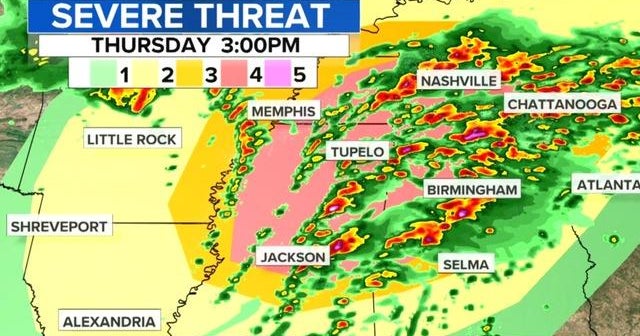 Southern states brace for another tornado outbreak - CBS News