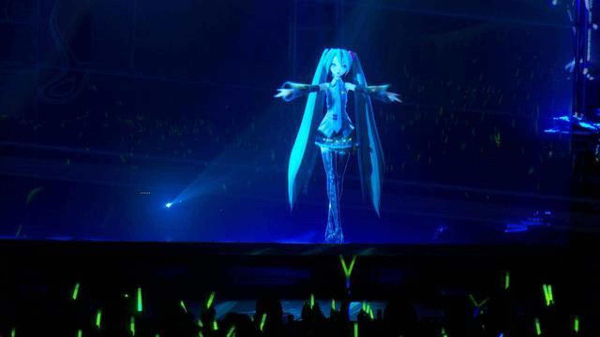 hatsune miku hologram concert